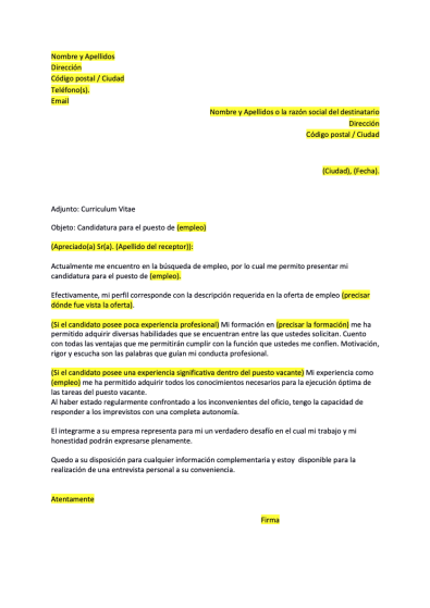 Bibliothèque De Lettre De Motivation à Télécharger  Document RH